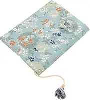 WEKADRIN Floral Fabric Book Protector Sleeve Reusable Book Cover for Journals Versatile Design for Stain Resistance and Enhanced Style