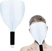 Hairdressing Hairspray Baffles, Professional Face Visor, Face Baffles Transparent Goggles, Hairspray Eye Protector for Home Barber Shop Borato