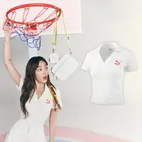 在飛比找PChome24h購物優惠-Puma 彪馬 短袖 Logo Polo Shirts 女款