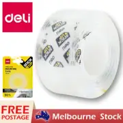 5x Deli Invisible Double-Side Mounting Tapes 25.4mm Removable Strong Gel Clear
