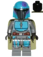 LEGO® Minifig sw1080 - Mandalorian Tribe Warrior - Male, Olive Green Cape