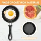 3Pcs Mini Frying Pan Cast Iron Egg Frying Pot Nonstick Omelet Cooking Pan-·
