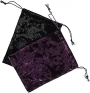 Parliky Pearlescent Velvet Bag Drawstring Pouches for Tarot Dice Jewelry Bulk Set Small Tarot Bag Pouch