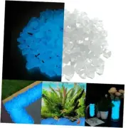 1" Glow in The Dark Rocks- 450pcs (2.4LB) Glowing Acrylic Stones for blue