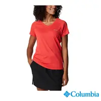 在飛比找PChome24h購物優惠-Columbia 哥倫比亞 女款-UPF30涼感快排短袖上衣