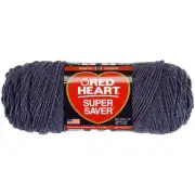 Red Heart Super Saver Yarn-Charcoal E300B-3950