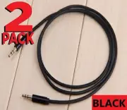 Cable de audio estéreo auxiliar macho de 3,5 mm y 3 pies, paquete de 2, para ent