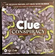 CLUE SOMSPIRACY -A SECRET ROLE GAME OF SHIFTING SUSPICIONS Board Game NEW/SEALED