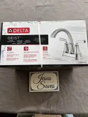 Delta Geist Centerset Bathroom Faucet 25864LF Chrome