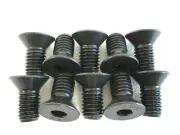 1/2-13 X 1" FLAT HEAD SOCKET CAP SCREWS ALLOY BLACK STEEL - 10 PCS