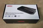 UNITEK USB 3.0 Universal Docking Station Video Monitor 5.1 Channel HDMI VGA