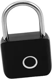 CONGARTENO Portable Fingerprint Lock for Travel Weatherproof Zinc Alloy Padlock Quick Access Technology for Luggage Cabinets and Outdoor Secure and User-Friendly Design
