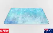 MOUSE PAD DESK MAT ANTI-SLIP|WINTER WATERCOLOR ICE BLUE 1
