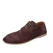 BC32 MOMA 2AS321-OW Shoes Men Brown Elegant Suede Round Toe Sì Dress Business D