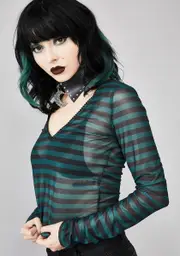 [Widow] Mystery Exposed Sheer Top