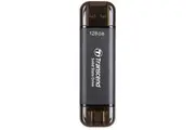 Transcend ESD310C 128GB Portable External SSD USB-C & USB-A - Read up to