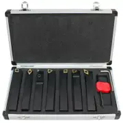 7 Pc 5/8'' Indexable Carbide Turning Lathe Tool Set SCLCL SDJCR SWGCR SDNCN