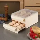 Large Capacity Refrigerator Egg Storage Box Four Tier Egg Dispenser