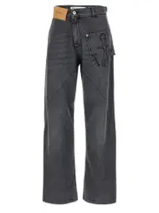 [J.W. Anderson] J. W. Anderson-Twisted Workwear Jeans Grigio-Donna 28 Gray