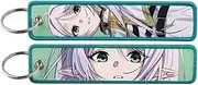 Pinstant Frieren Beyond Journey's End Anime Manga Himmel Keychain Key Tag Chain Fob Ring, Mixed