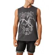 Jurassic Park Men's Print Tank - Iron
