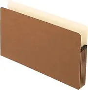 Pendaflex Smart Shield File Pockets, Legal Size, Redrope, 5.25 Inch Expansion (1536AM)
