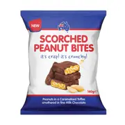 Scorched Peanut Bites 140g x 12