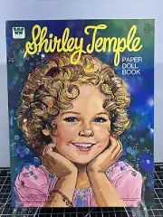 Vintage 1976 Shirley Temple Paper Doll Book Whitman UNUSED UNCUT 1970s