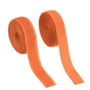 Sew on Hook and Loop Tape, 3/4 Inch Nylon Fastener Strips 2 Yards (Orange)