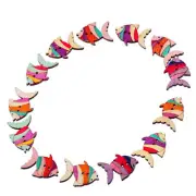 50 Pcs Scrapbooking Buttons Embellishments for Craft Projects