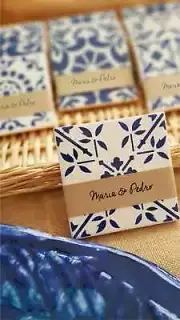 Wedding Favours - Portuguese Tiles