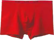 [Generic] Mens Underwear Zipper Back Rise Comfortable Quadrangle Pants Sweat Absorbing and Breathable Men's Flat Corner Pants Thermal Underwear for Men Medium