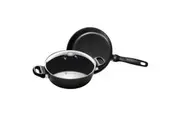 Swiss Diamond XD Nonstick Casserole and Fry Pan Set 47cmX28.4cm