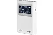 DPR39 White DAB+/FM Pocket Radio 5 Presets Includes Headphone