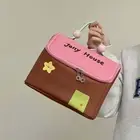 Thickened Dopamine Color Handbag Large Capacity Pouch for Make Up Kit Kids