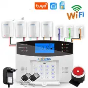 Wired & Wireless WiFi GSM Home Burglar Security Alarm System 433MHz Host