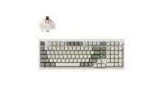 Keychron Q5 Max QMK/VIA Wireless Custom White Mechanical Keyboard - Brown Switch [KBKCQ5MP3]