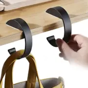 KISOY 2PCS C Shape Purse Hook for Table Handbag Hanger for Desk Heavy Duty Purse
