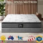 Double Size Mattress Breathable Bonnell Spring 21cm Medium Firm Foam Luxury Bed