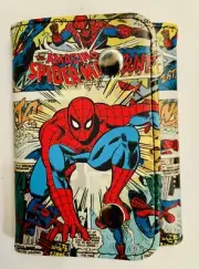 Marvel Spiderman Tri-fold Wallet Comic Design Simulated Leather