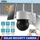 Solar Battery Powered Wifi Outdoor Pan Tilt Home Security Camera System Wireless
