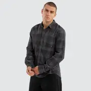 [Nena and Pasadena] Fiction Cord Long Sleeve Shirt Blue Check S