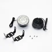 9 LED Round Car DRL Driving Daytime Running Lights Fog Day Lamp Off Road SUV ATV