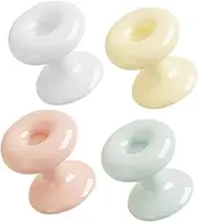 EXHUMKY 4pcs Toilet Press Toilet Lifting Tool Heart Toilet Push Button Toilet Button Pusher for Car Toilet Tank Pusher Tank Flush Button Assist Toilet Flush Lifter Top Push Button Plastic