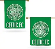 Desert Cactus Celtic FC House Flag Scottish Bhoys Celts Double Sided 3-Ply Football Soccer Flag Banners 100% Polyester Indoor Outdoor Flags (House Flag A)