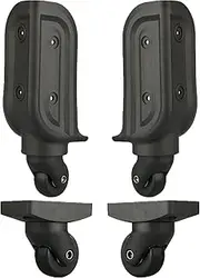 [SaVgu] castors Swivel Castor,Furniture Castors, Universal Wheel Replacement Luggage Wheels for Suitcases Travel Case Repair DIY (DL-W005) (A Pair Back Wheel) (Color : A Pair Front+Back Wheel)