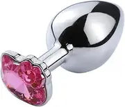 Anal Plug Sex Toys Vibrator 3 Sizes Metal Stainless Anal Butt Plug Crystal Face Bead Masturbador Dildo Sex Toys For Men/Women Couples Games