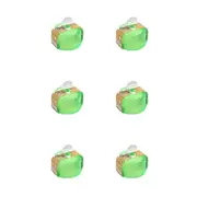 6PK Dudley's World Of Pets Small Pet Exercise Wheel Rat/Hamster Play Toy Green