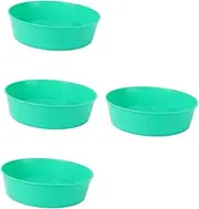 BCOATH 4Pcs Plastic Sifting Pan Classifier for Gardening Fine Mesh Garden Sieve Tool for Efficient Soil Grading and Filtering Essential Gardening Utensil for Planting