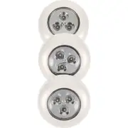 Light It 3-Bulb White LED Battery Tap Light (3-Pack) 30010-308 Light It
